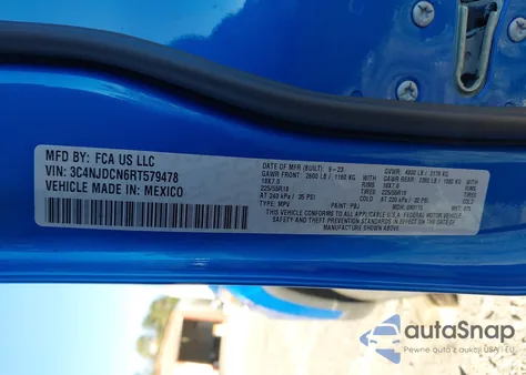 2024 Jeep Compass Limited 4X4 from USA, damaged, VIN 3C4NJDCN6RT579478